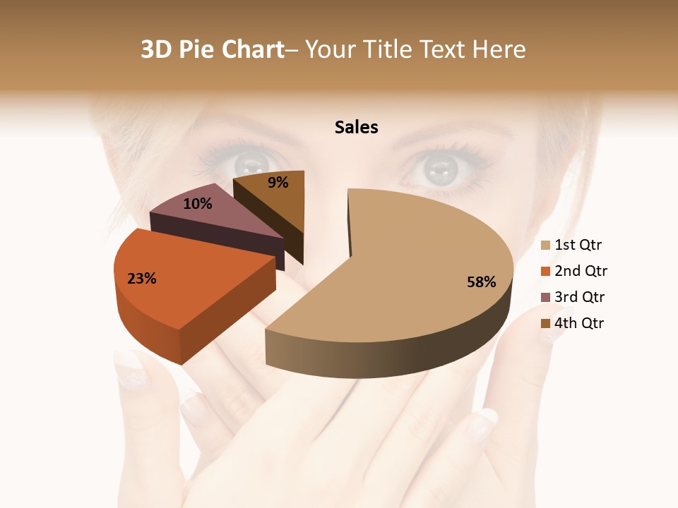 Woman Businesswoman Tattle PowerPoint Template