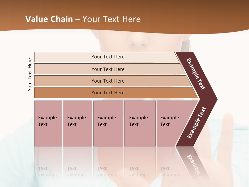 Refusal Bored Hand PowerPoint Template