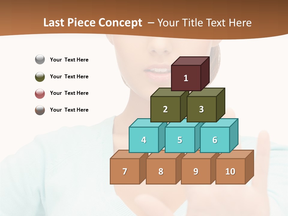 Refusal Bored Hand PowerPoint Template