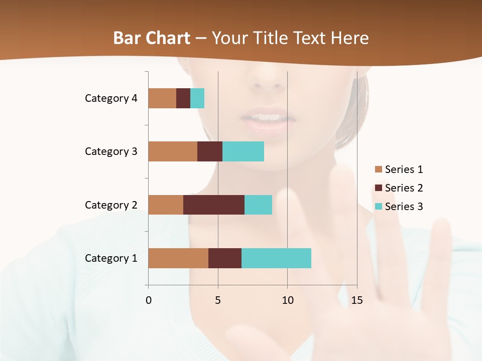 Refusal Bored Hand PowerPoint Template