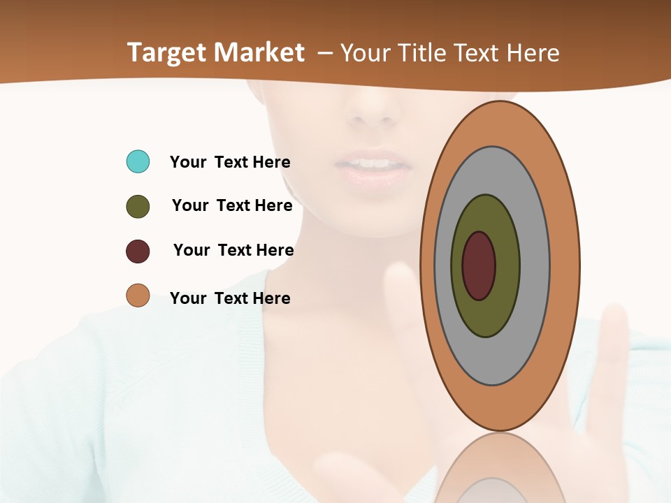 Refusal Bored Hand PowerPoint Template