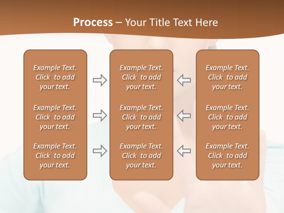 Refusal Bored Hand PowerPoint Template