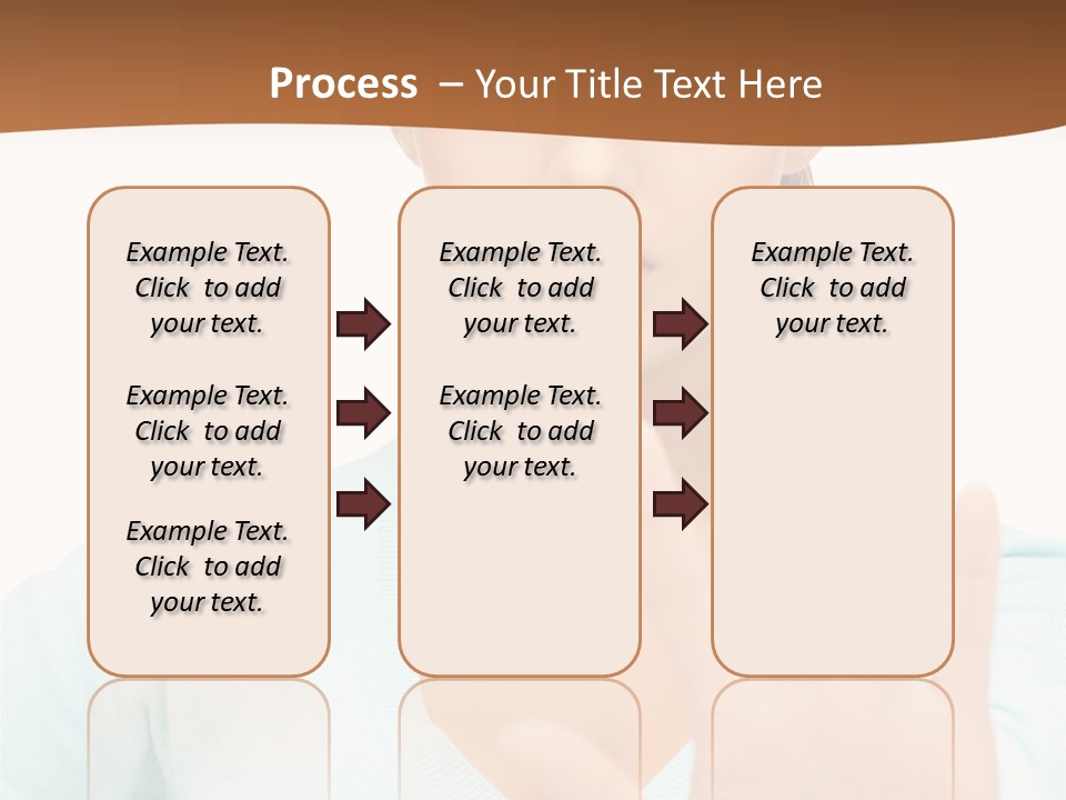 Refusal Bored Hand PowerPoint Template