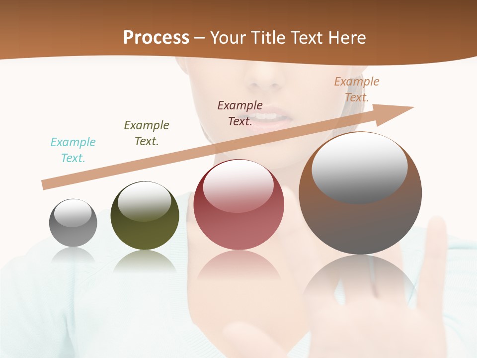 Refusal Bored Hand PowerPoint Template