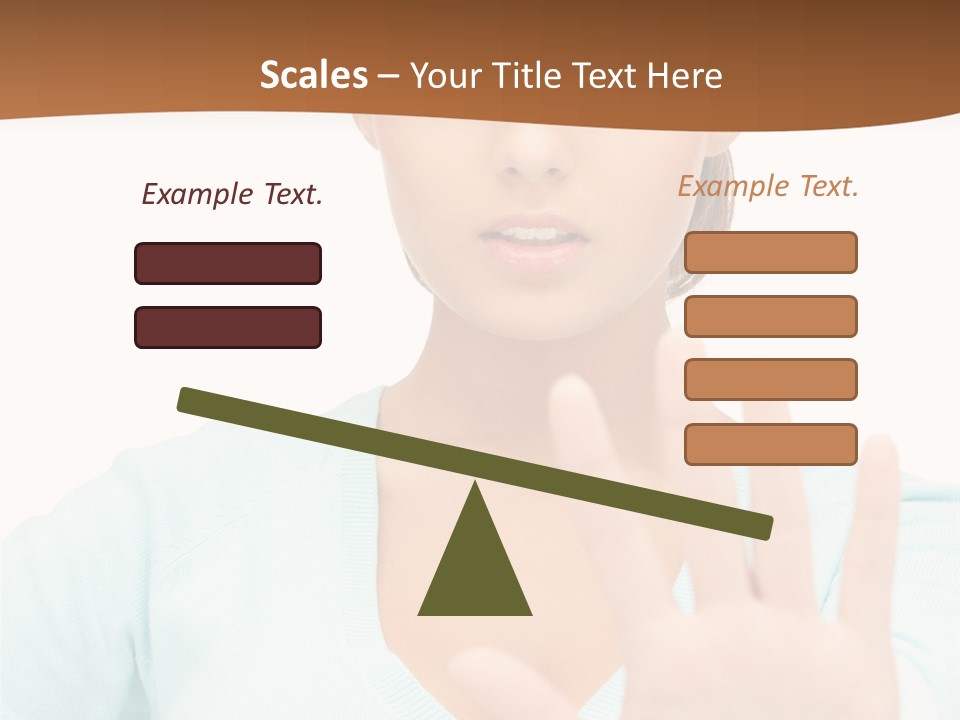 Refusal Bored Hand PowerPoint Template