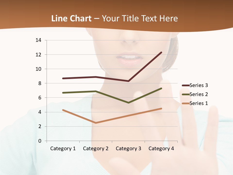 Refusal Bored Hand PowerPoint Template