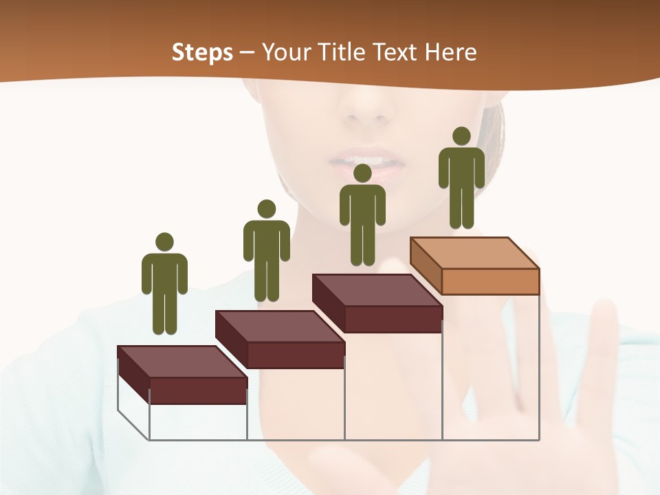 Refusal Bored Hand PowerPoint Template