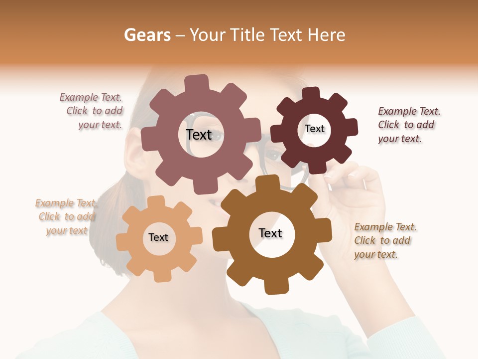 Eyeglass Medicine Advertising PowerPoint Template