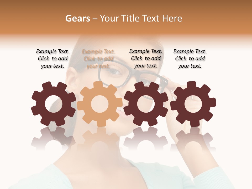 Eyeglass Medicine Advertising PowerPoint Template