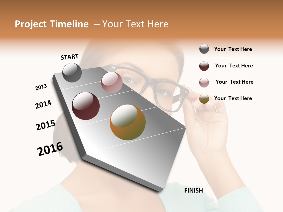 Eyeglass Medicine Advertising PowerPoint Template
