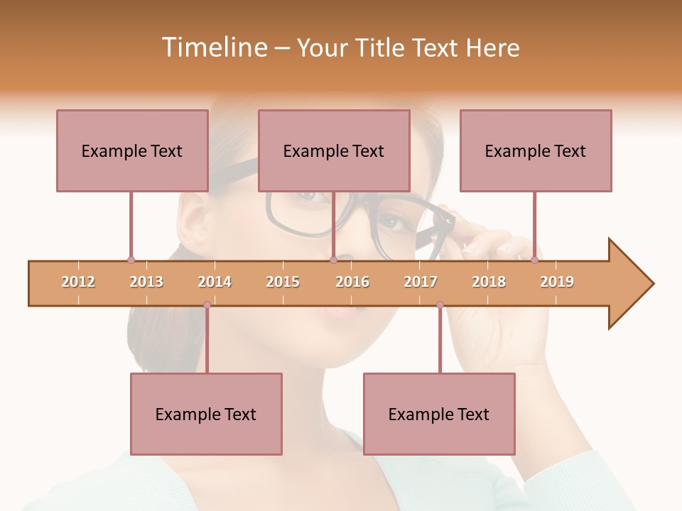 Eyeglass Medicine Advertising PowerPoint Template