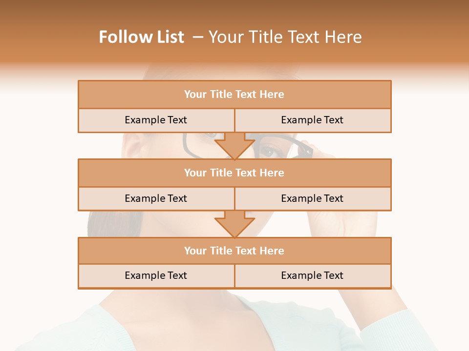 Eyeglass Medicine Advertising PowerPoint Template