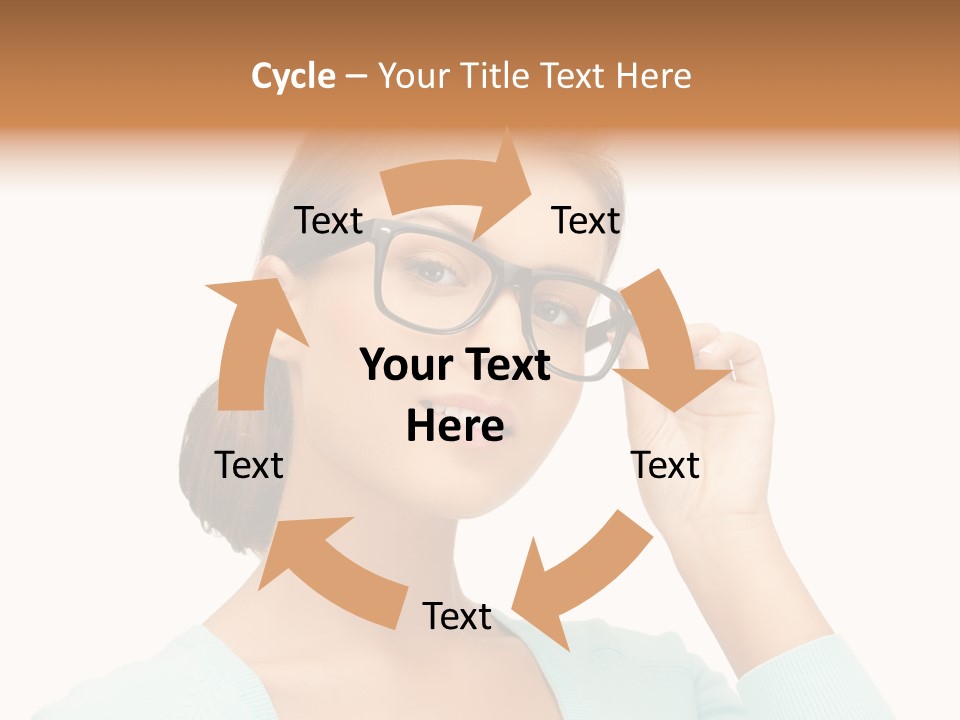 Eyeglass Medicine Advertising PowerPoint Template