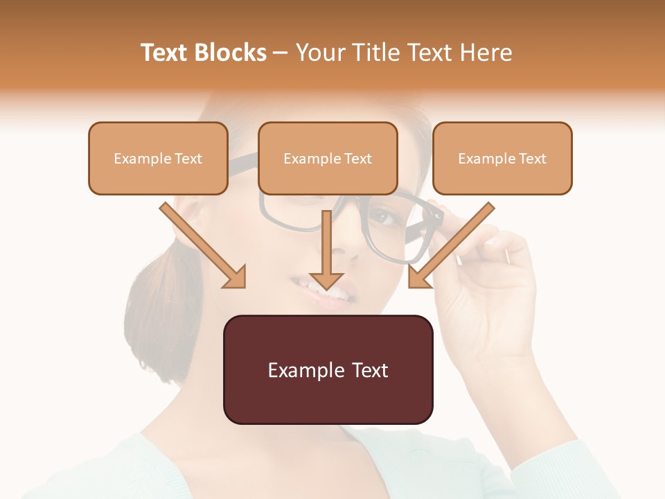 Eyeglass Medicine Advertising PowerPoint Template