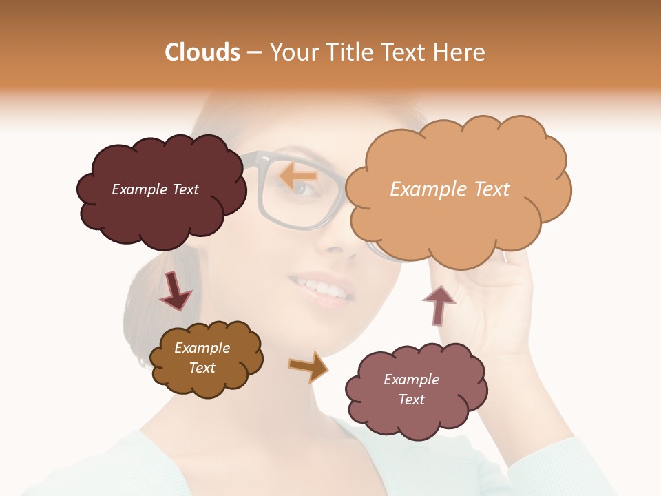 Eyeglass Medicine Advertising PowerPoint Template