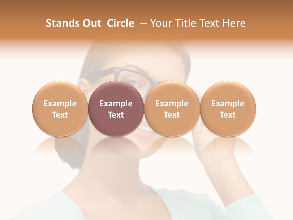 Eyeglass Medicine Advertising PowerPoint Template