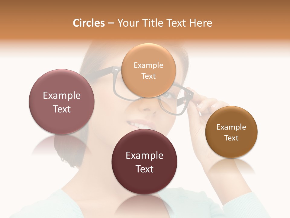 Eyeglass Medicine Advertising PowerPoint Template