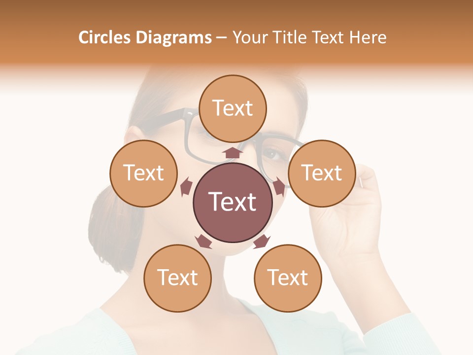 Eyeglass Medicine Advertising PowerPoint Template