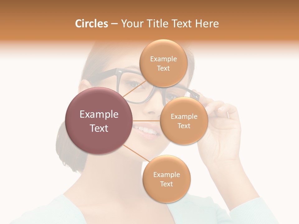 Eyeglass Medicine Advertising PowerPoint Template