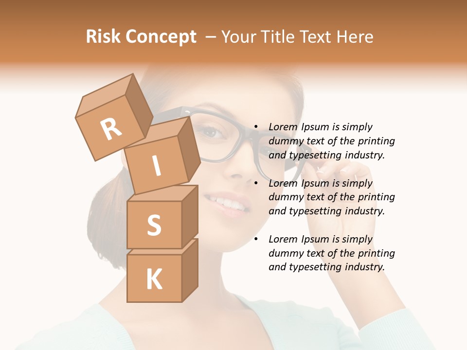 Eyeglass Medicine Advertising PowerPoint Template