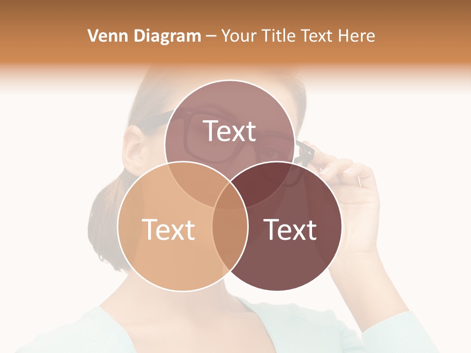 Eyeglass Medicine Advertising PowerPoint Template