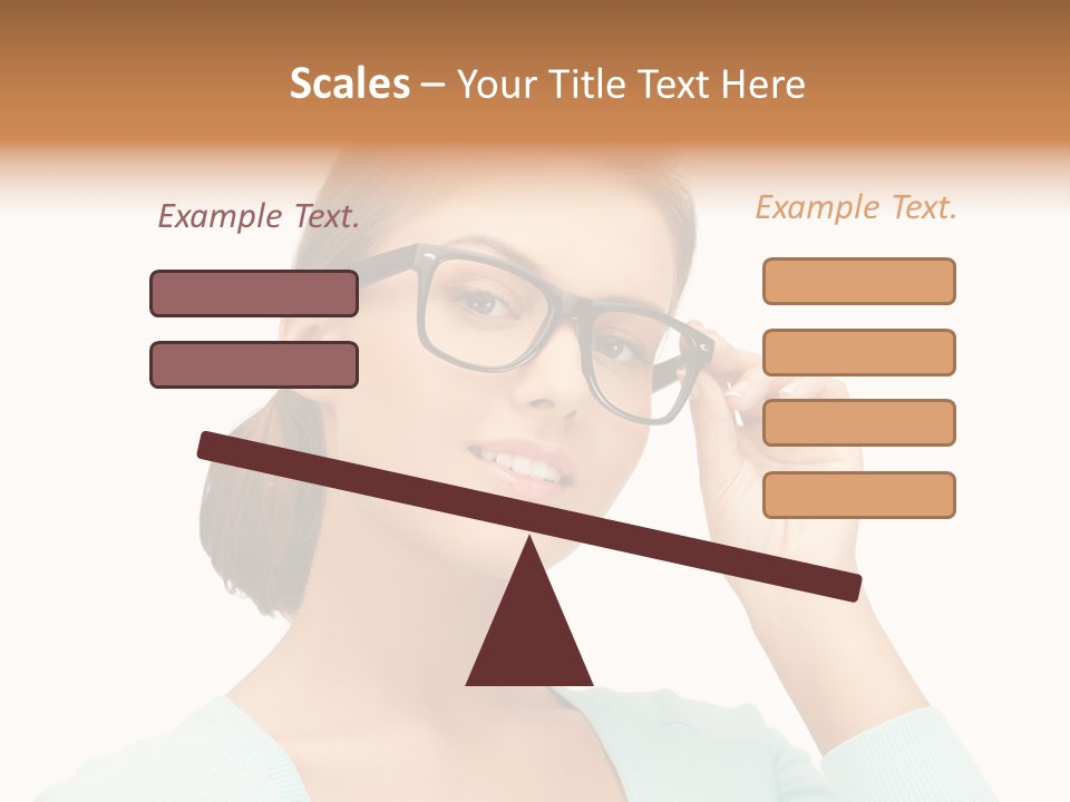 Eyeglass Medicine Advertising PowerPoint Template