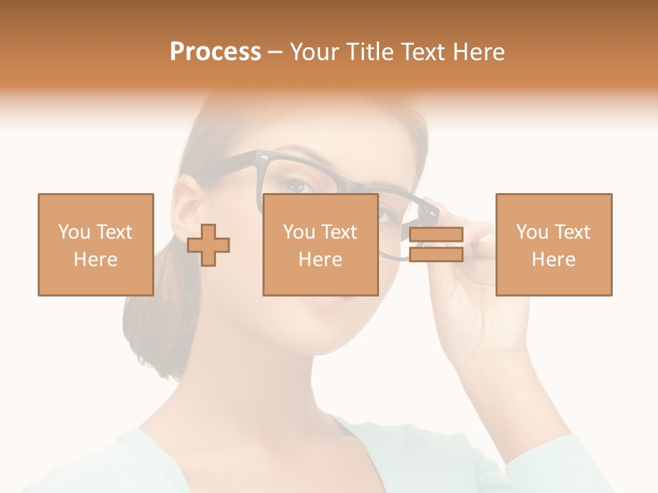 Eyeglass Medicine Advertising PowerPoint Template