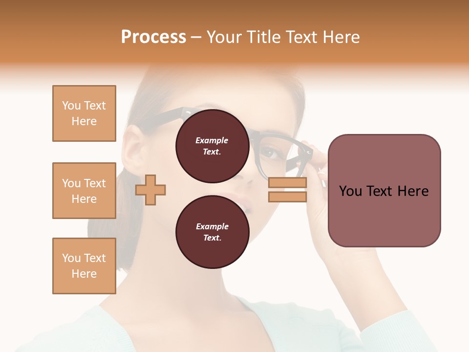 Eyeglass Medicine Advertising PowerPoint Template