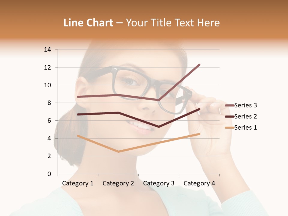 Eyeglass Medicine Advertising PowerPoint Template