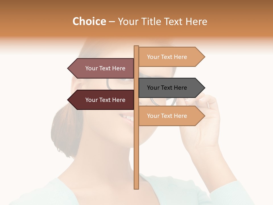 Eyeglass Medicine Advertising PowerPoint Template