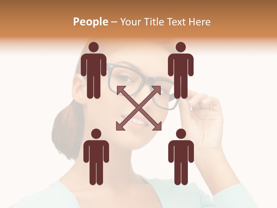 Eyeglass Medicine Advertising PowerPoint Template