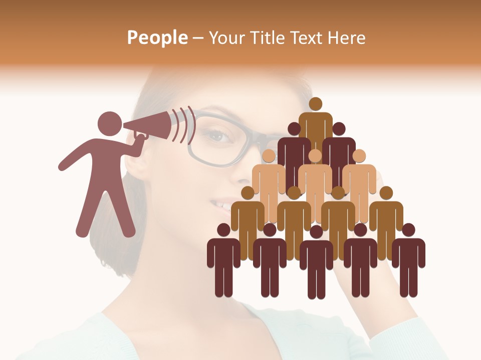 Eyeglass Medicine Advertising PowerPoint Template