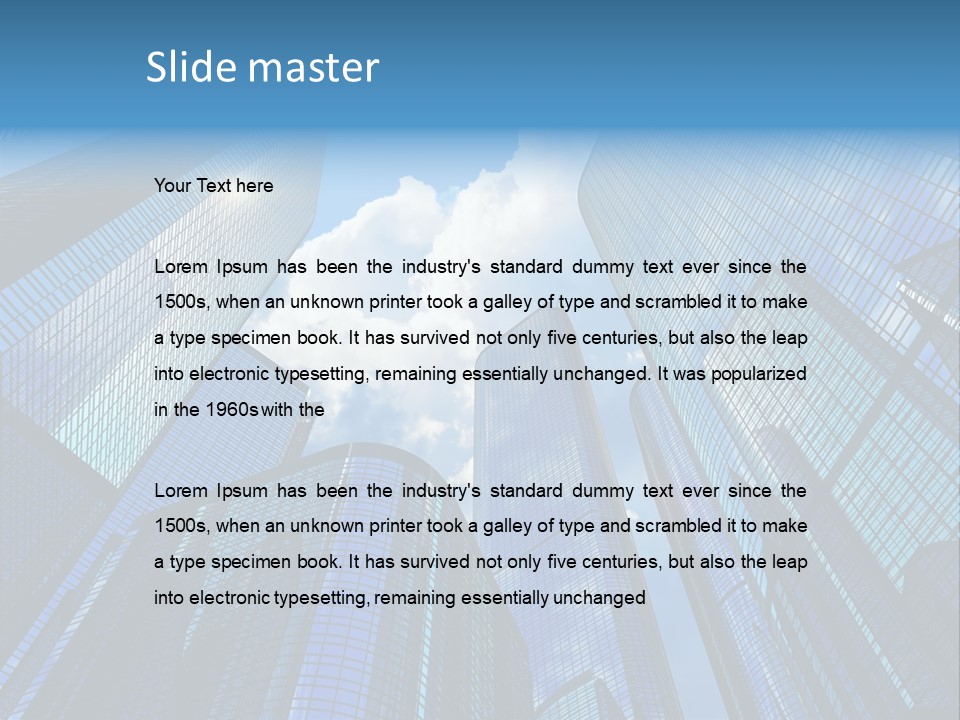 Day House Flare PowerPoint Template