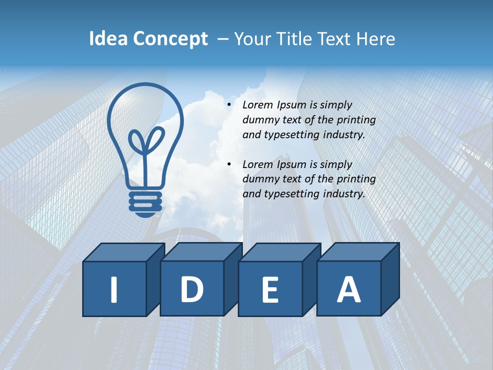 Day House Flare PowerPoint Template