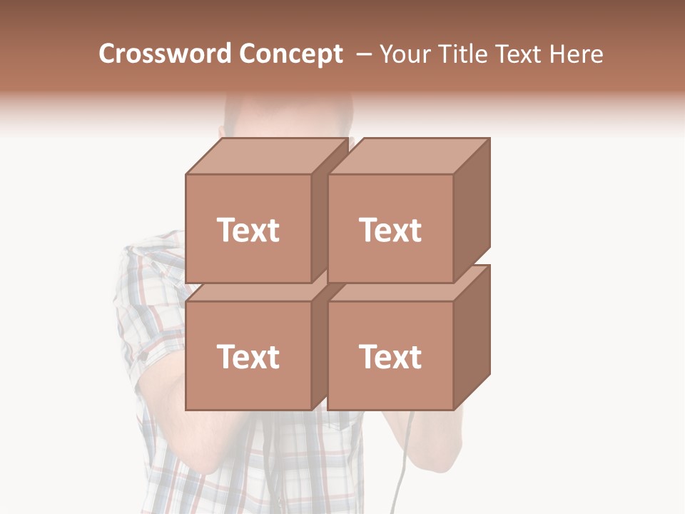Recreation Sexy Man PowerPoint Template