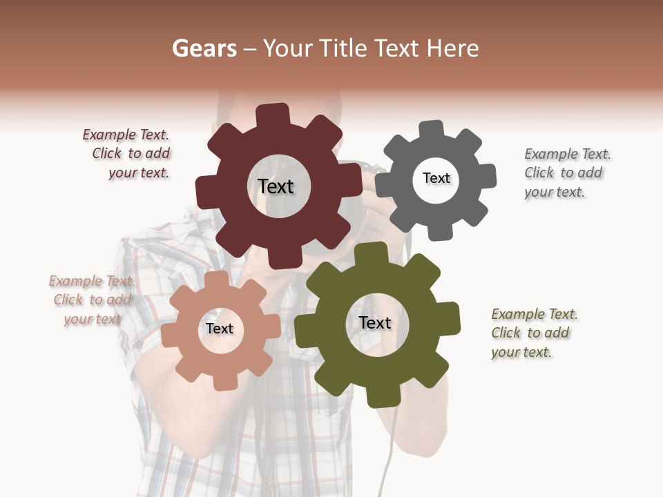 Recreation Sexy Man PowerPoint Template