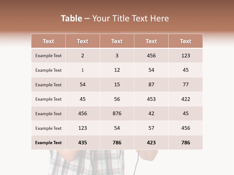 Recreation Sexy Man PowerPoint Template