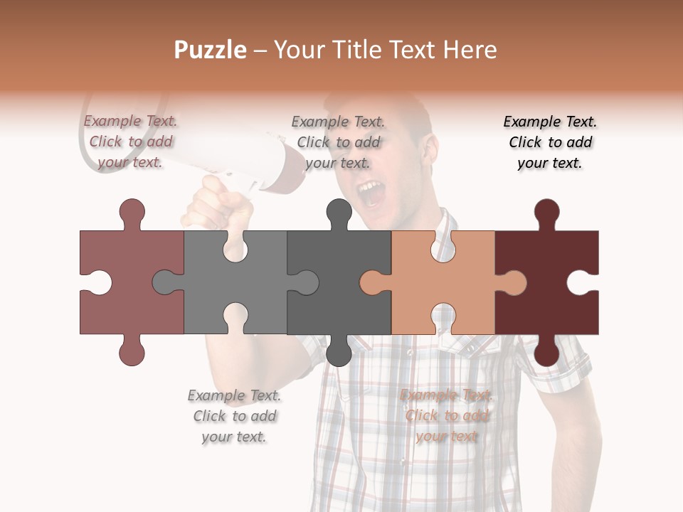 Young Laborer Pretty PowerPoint Template