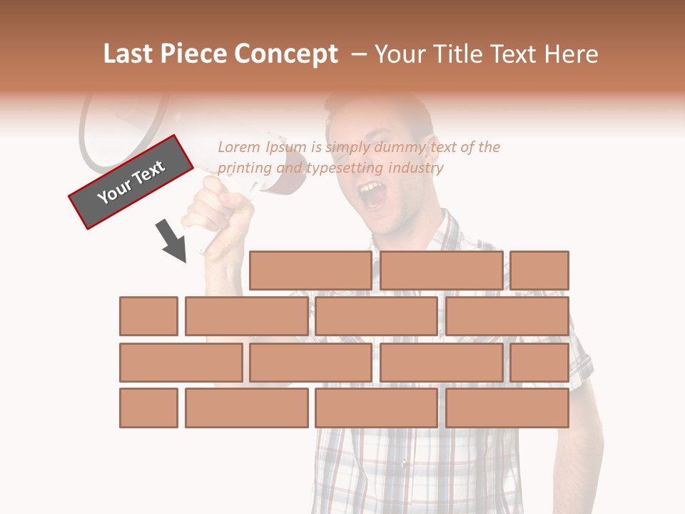Young Laborer Pretty PowerPoint Template