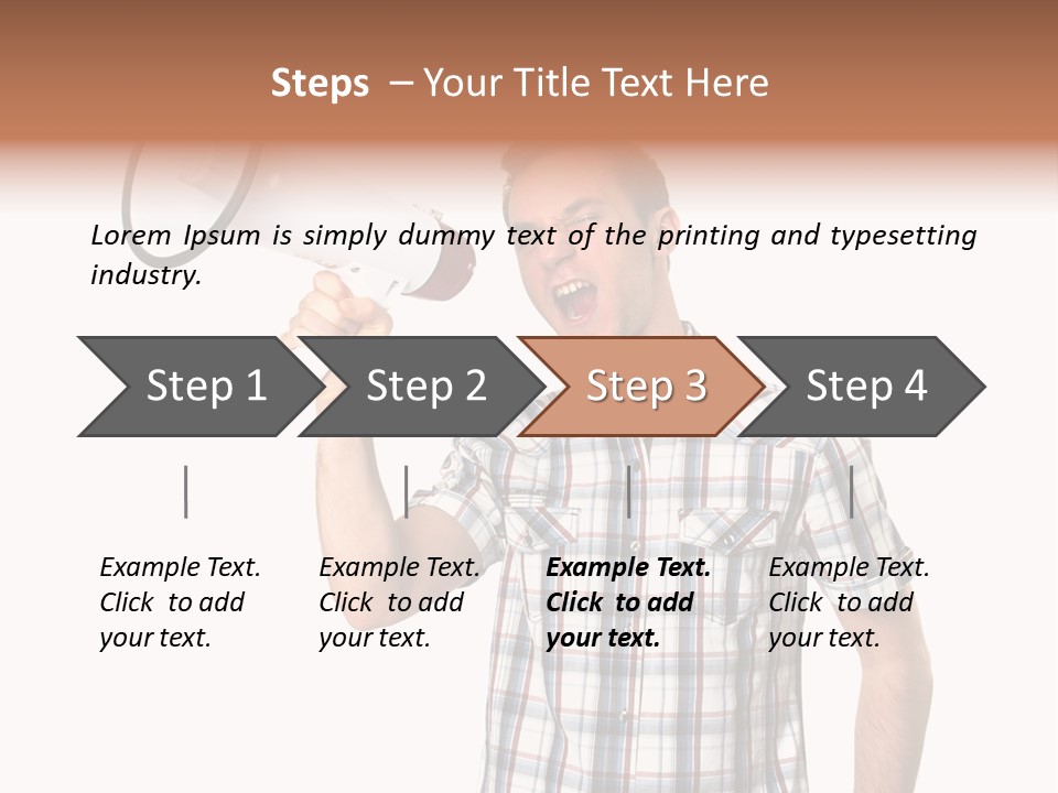 Young Laborer Pretty PowerPoint Template