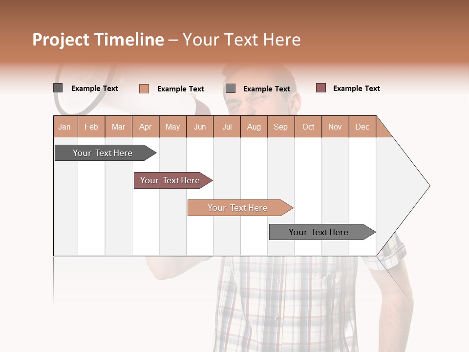 Young Laborer Pretty PowerPoint Template
