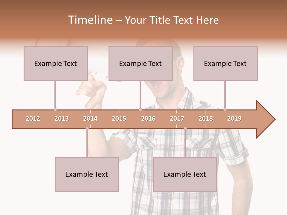 Young Laborer Pretty PowerPoint Template