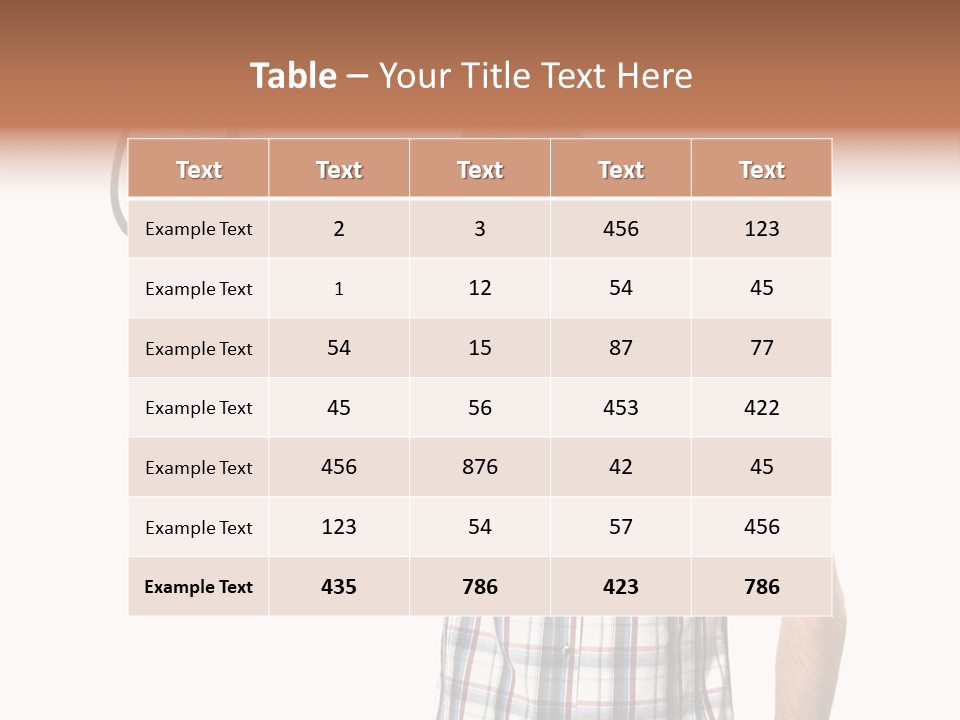 Young Laborer Pretty PowerPoint Template