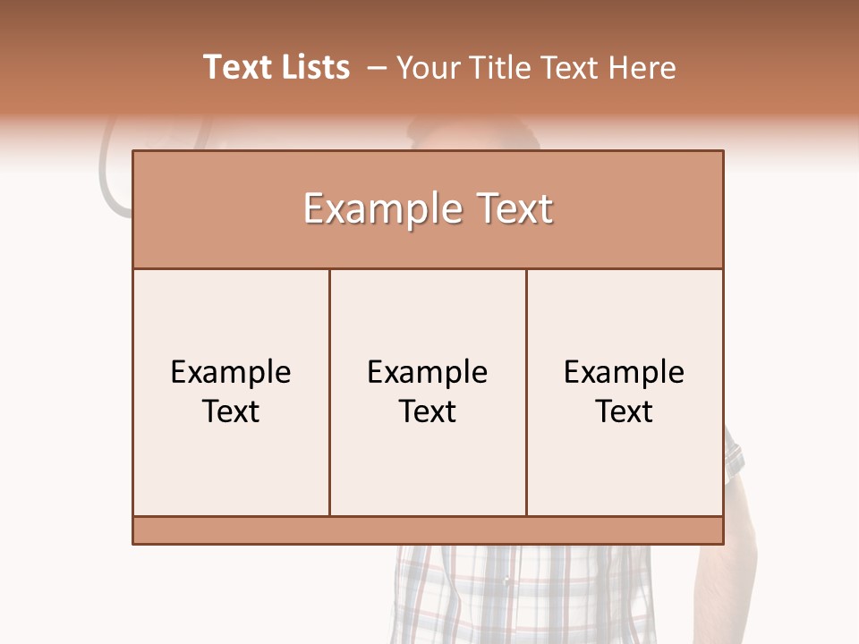 Young Laborer Pretty PowerPoint Template