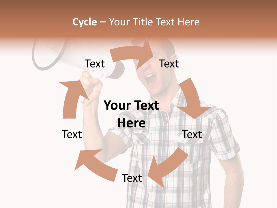 Young Laborer Pretty PowerPoint Template
