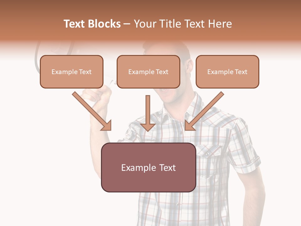 Young Laborer Pretty PowerPoint Template