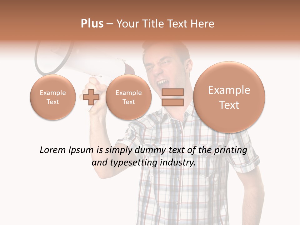 Young Laborer Pretty PowerPoint Template