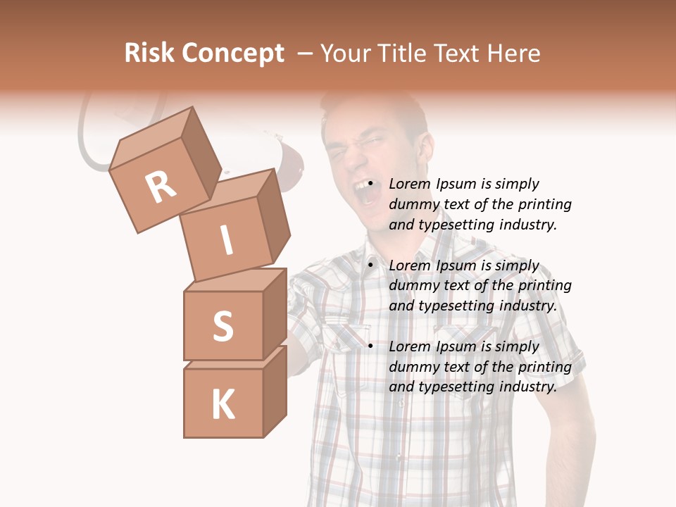 Young Laborer Pretty PowerPoint Template