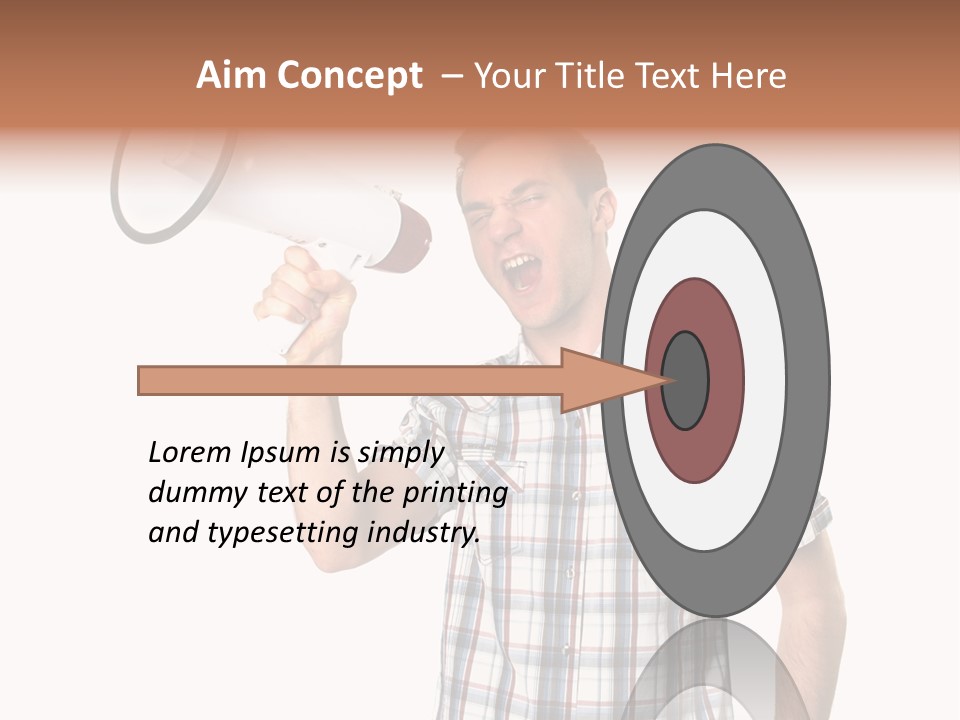 Young Laborer Pretty PowerPoint Template