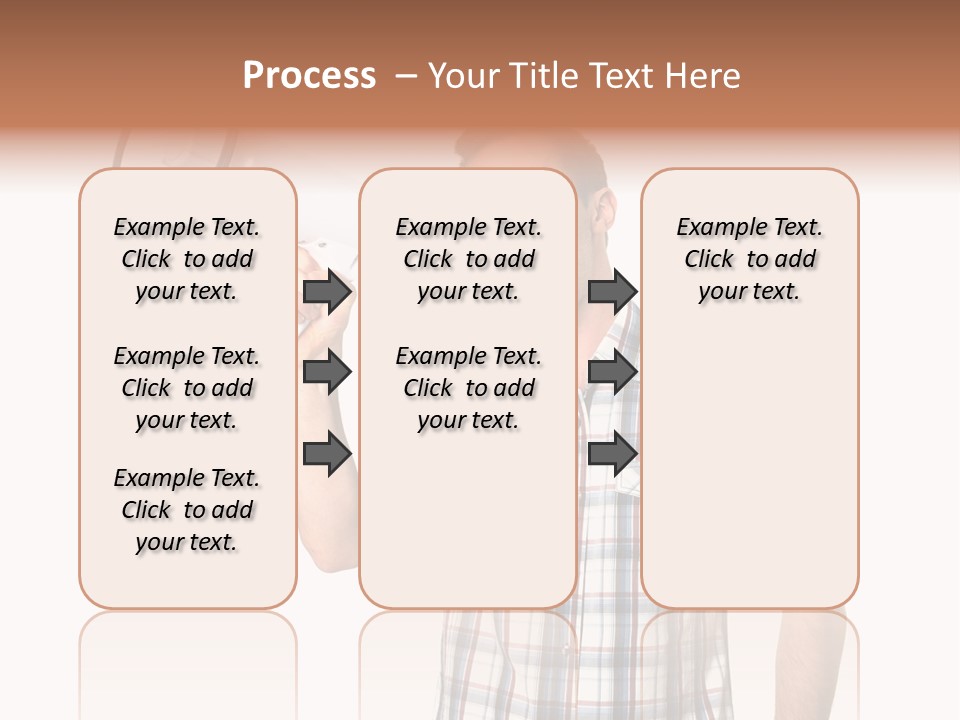 Young Laborer Pretty PowerPoint Template